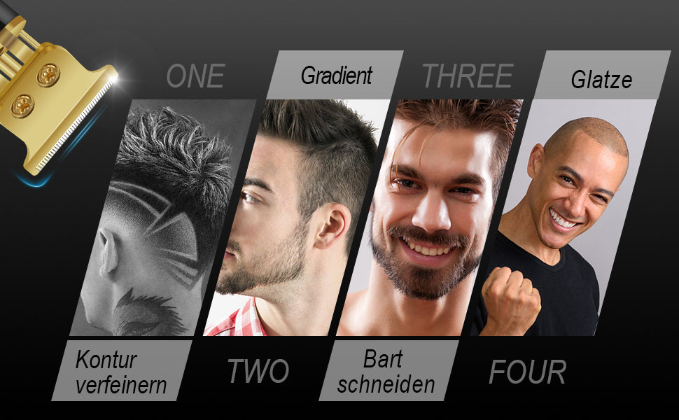 Maszynka do strzyżenia – Profesjonalny trymer do włosów brody Stal