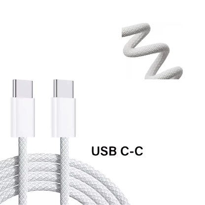 ŁADOWARKA Szybkie Ładowanie do Telefonów 20W + KABEL SZYTY USB-C 1M