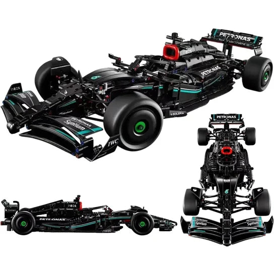 Klocki Formuła F1 Bolid Samochód Wyścigowy Merc Techniczny 1:8 Pudełko 1642
