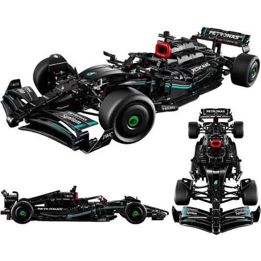 Klocki Formuła F1 Bolid Samochód Wyścigowy Merc Techniczny 1:8 Pudełko 1642