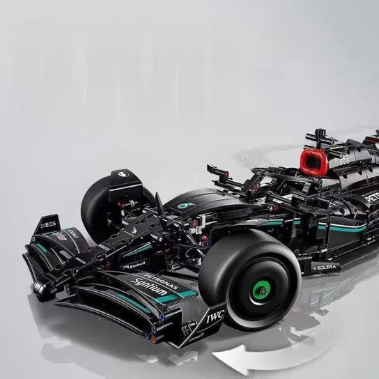 Klocki Formuła F1 Bolid Samochód Wyścigowy Merc Techniczny 1:8 Pudełko 1642