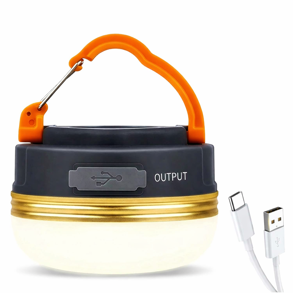 LAMPA TURYSTYCZNA LATARKA POWERBANK KEMPING AKUMULATOROWA LAMPKA LED BIWAK