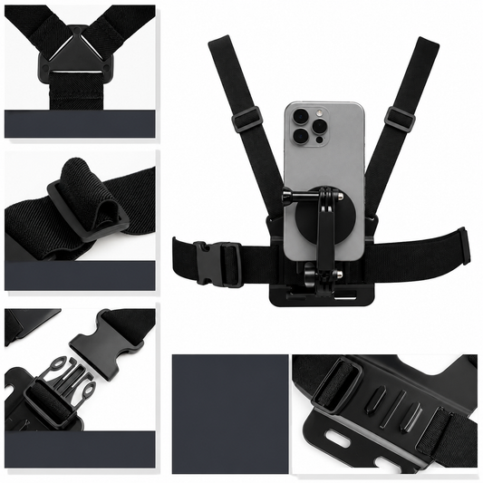 Szelki Uchwyt MagSafe na Klatkę Piersiową do Iphone Kamery GoPro Uchwyt