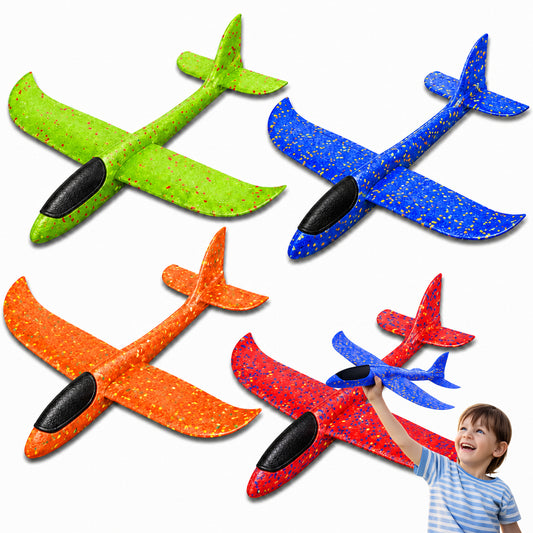 x4 Samolot styropianowy szybowiec rzutka 48 cm lekka zabawka ogrodowa Duży