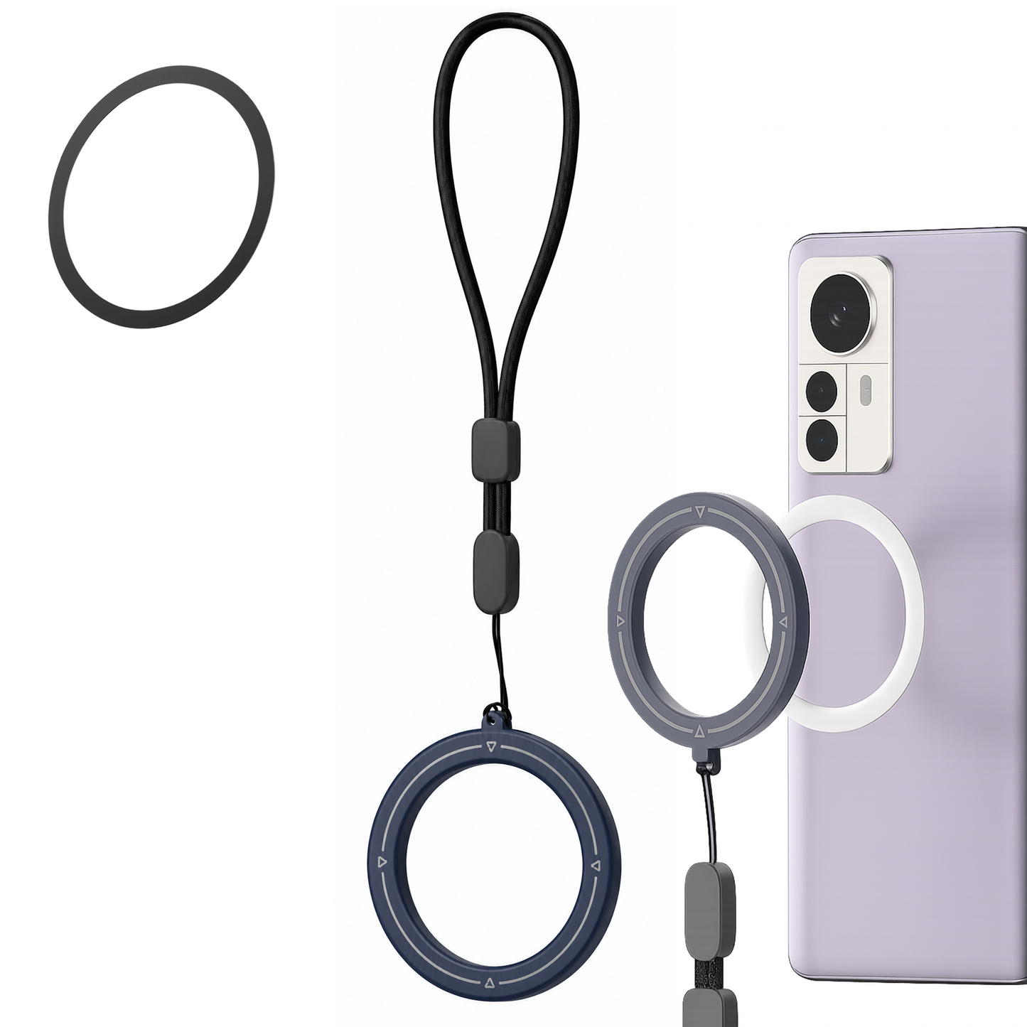 Smycz Na Telefon MagSafe Na Ręke Ring Do Etui Magnetyczny Zawieszka Magnes