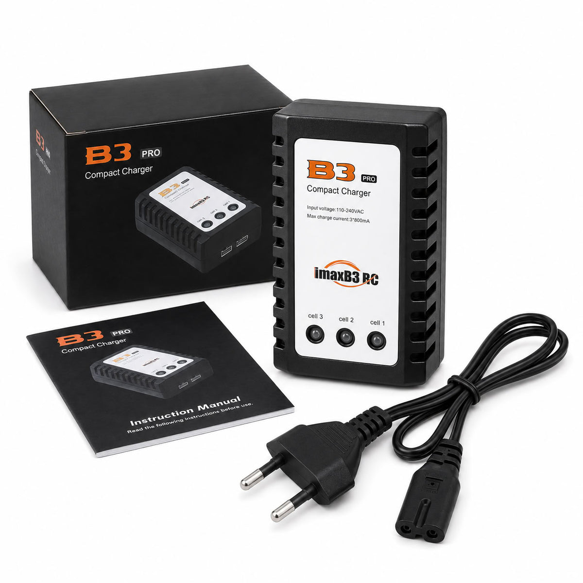 Ładowarka balanser IMAX B3 Pro LiPo Li-Ion 2S 3S 7,4-11,1V 800mA RC 230V