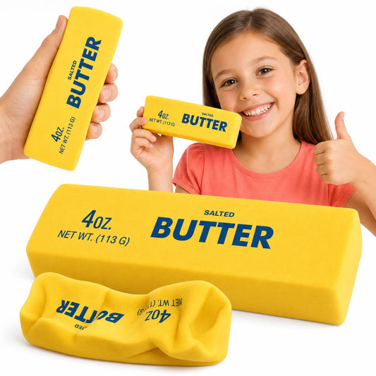 SQUISHY BUTTER MASŁO GNIOTEK ANTYSTRESOWY MIĘKKI FIDGET ASMR RELAKS PREZENT