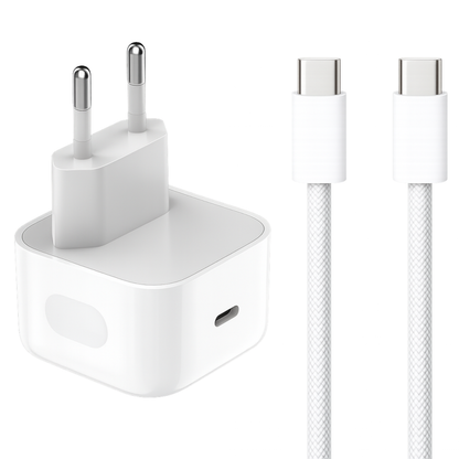 ZESTAW SZYBKA ŁADOWARKA DO APPLE 40W + KABEL 200CM 240W PD USB-C DO IPHONE