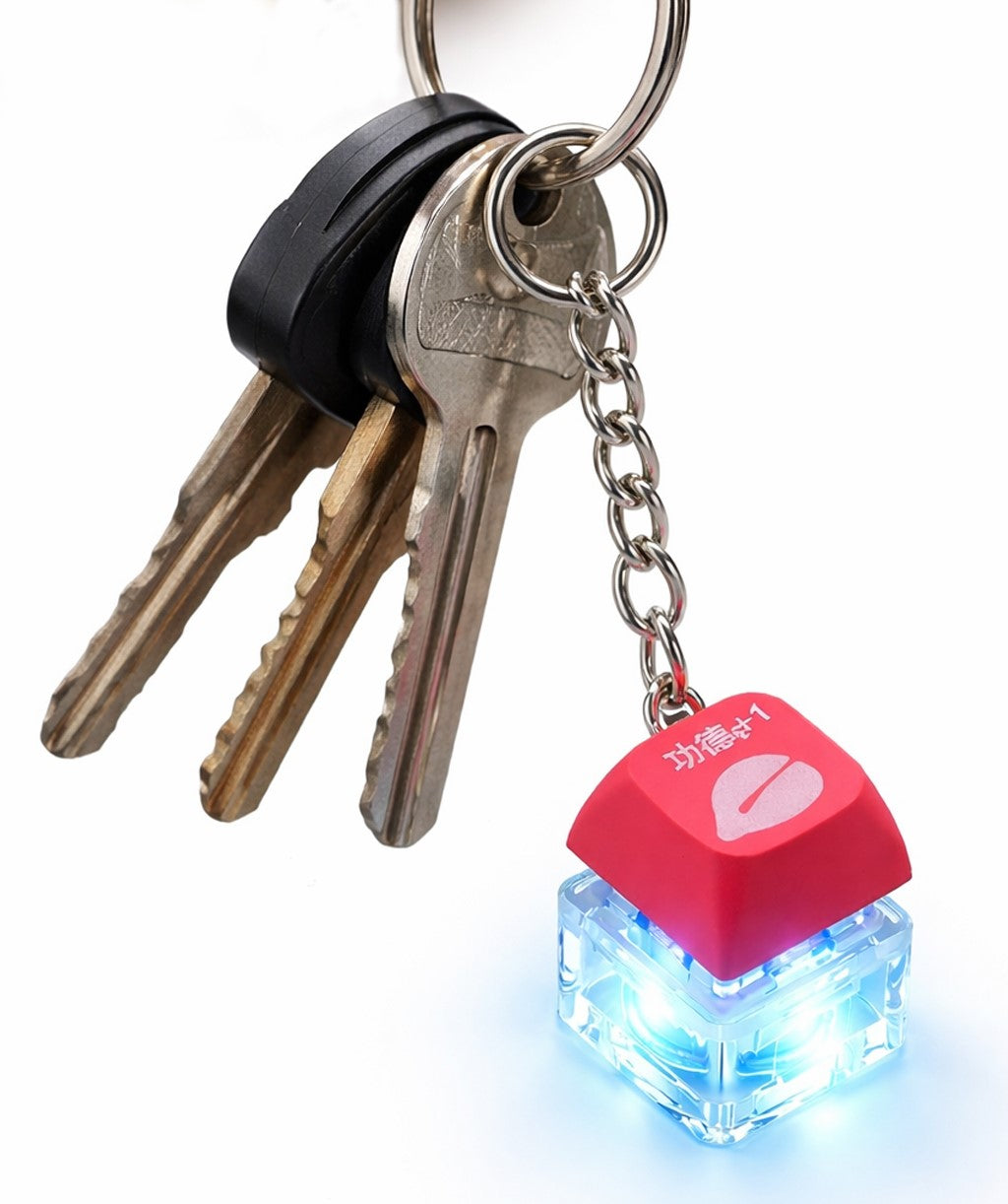 KLIKACZ ŚWIECĄCY KLIKER LED FIDGET TOY ANTYSTRESOWY – BRELOK - CLICKER LED