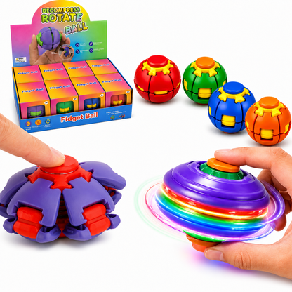 Zabawka antystresowa Spinner piłka Press Spin sensoryczna Fidget obrotowa