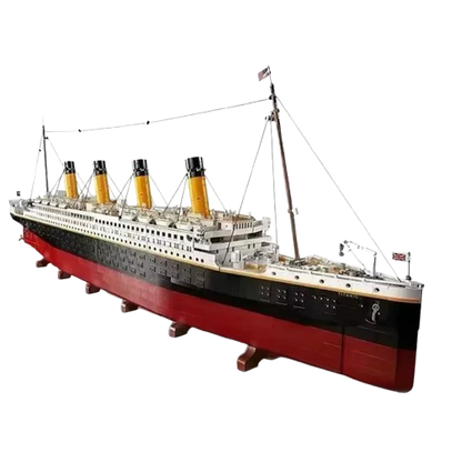 Klocki Zestaw Statek Titanic 9090 Elementów Kolekcjonerski Model Prezent