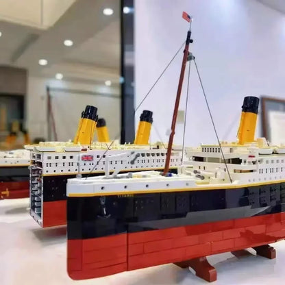 Klocki Zestaw Statek Titanic 9090 Elementów Kolekcjonerski Model Prezent