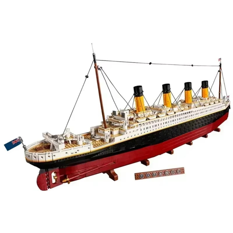 Klocki Zestaw Statek Titanic 9090 Elementów Kolekcjonerski Model Prezent