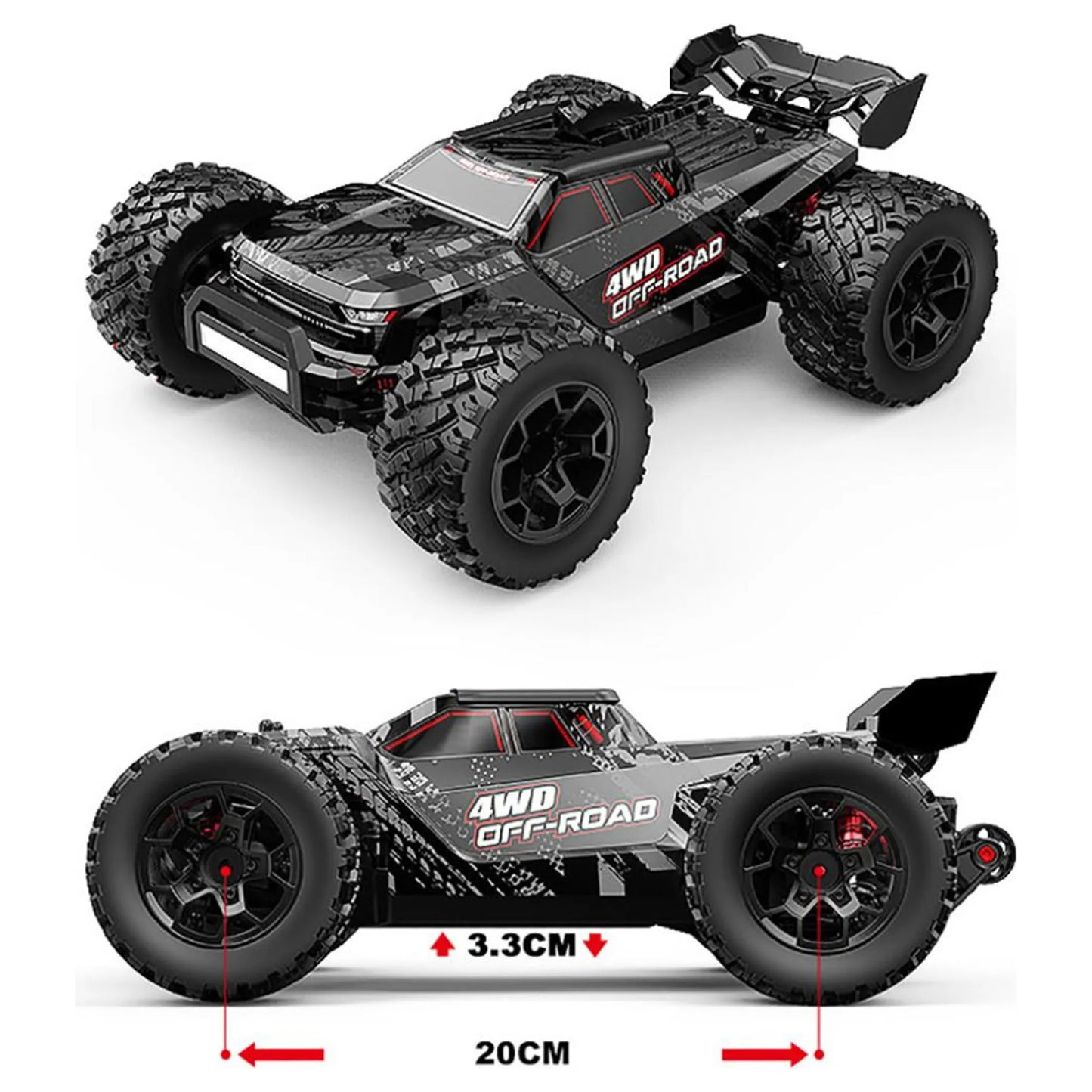 Samochód Zdalnie Sterowany 1:14 MJX Hyper GO 14207 SZYBKIE MOCNE AUTO 80KMH