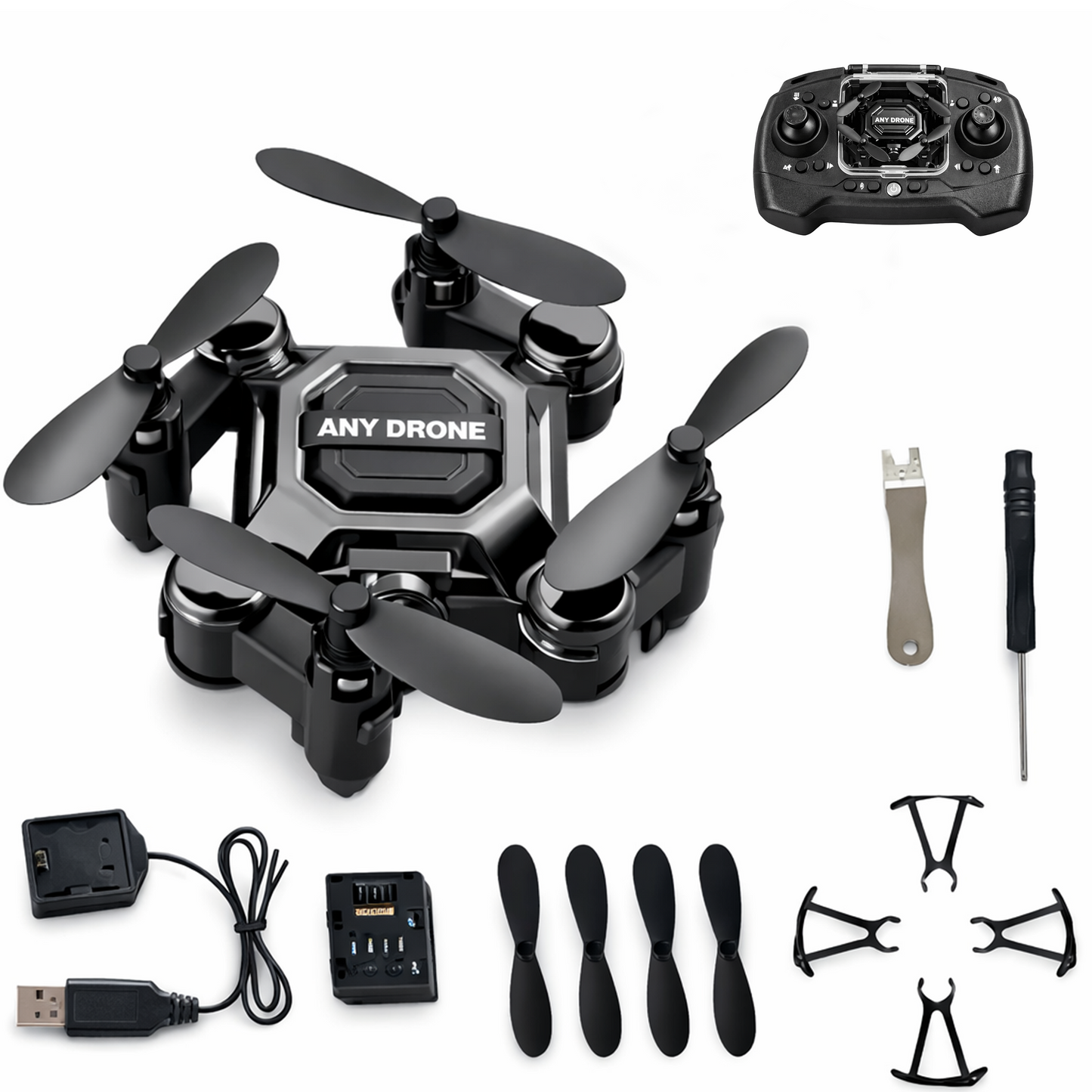 Mini Dron RC WIFI FPV Kamera HD Składany Quadcopter 360 Prezent Dla Dzieci
