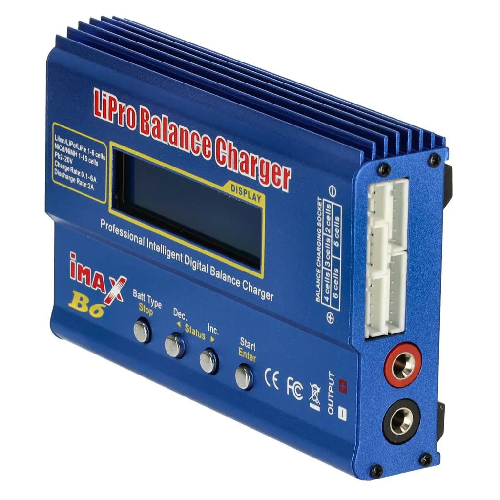 IMAX B6 80W 6A Ładowarka Modelarska LiPo Li-Ion NiMH Balancer + Zasilacz