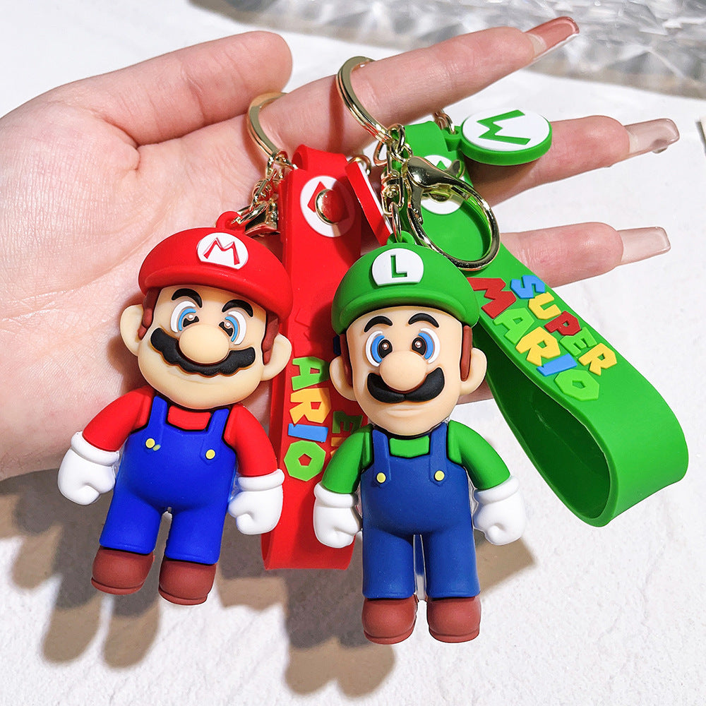 BRELOK DO KLUCZY PLECAKA BRELOCZEK POSTAĆ SUPER MARIO 3D SYLIKON PREZENT