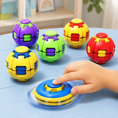 Zabawka antystresowa Spinner piłka Press Spin sensoryczna Fidget obrotowa