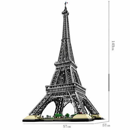 Klocki Wieża Eiffla 10001 Elementów 149 cm Model Kolekcjonerski Premium XXL