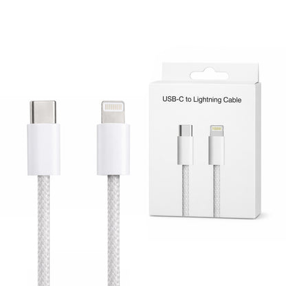 KABEL USB-C NA LIGHTNING 20W 1M DO IPHONE SZYBKIE ŁADOWANIE MOCNY OPLAT