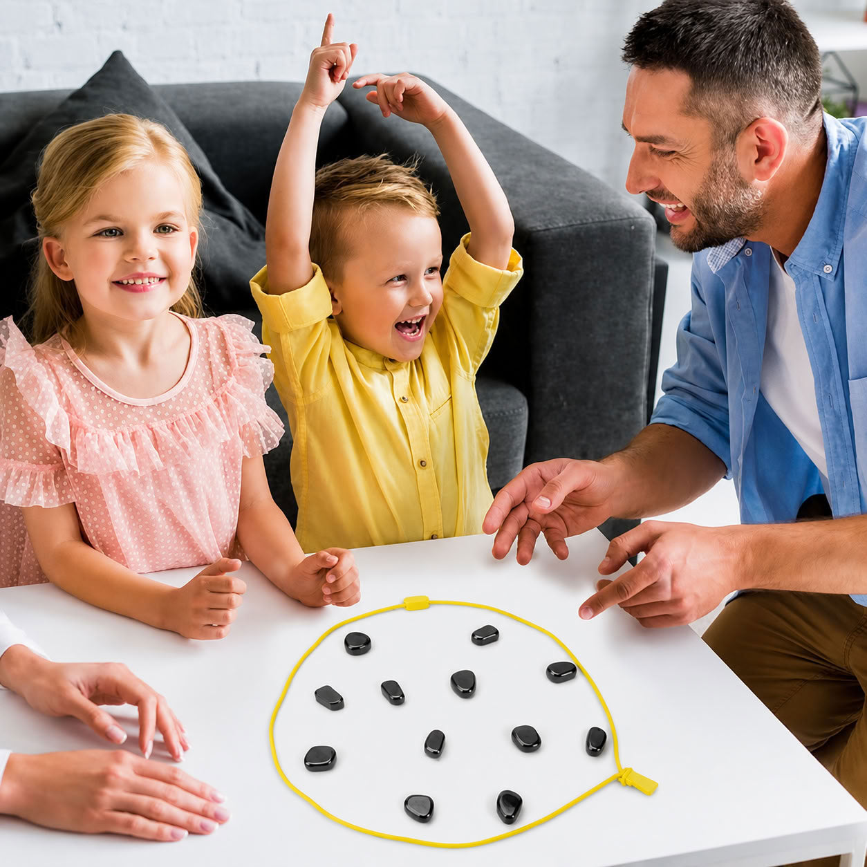 GRA MAGNETYCZNE KAMIENIE 40szt EDUKACYJNA DLA DZIECI MAGNETIC ZESTAW 2026