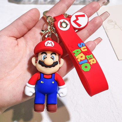 BRELOK DO KLUCZY PLECAKA BRELOCZEK POSTAĆ SUPER MARIO 3D SYLIKON PREZENT
