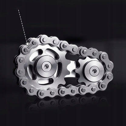 FIDGET CHAIN SPINNER METALOWY GADŻET ANTYSTRESOWY EDC RELAKS DLA DOROSŁYCH