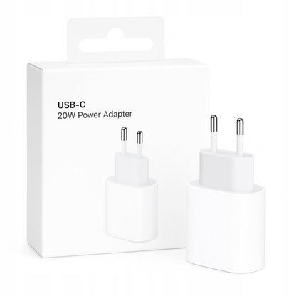 ZESTAW SZYBKA ŁADOWARKA DO APPLE 20W + KABEL 60W USB-C