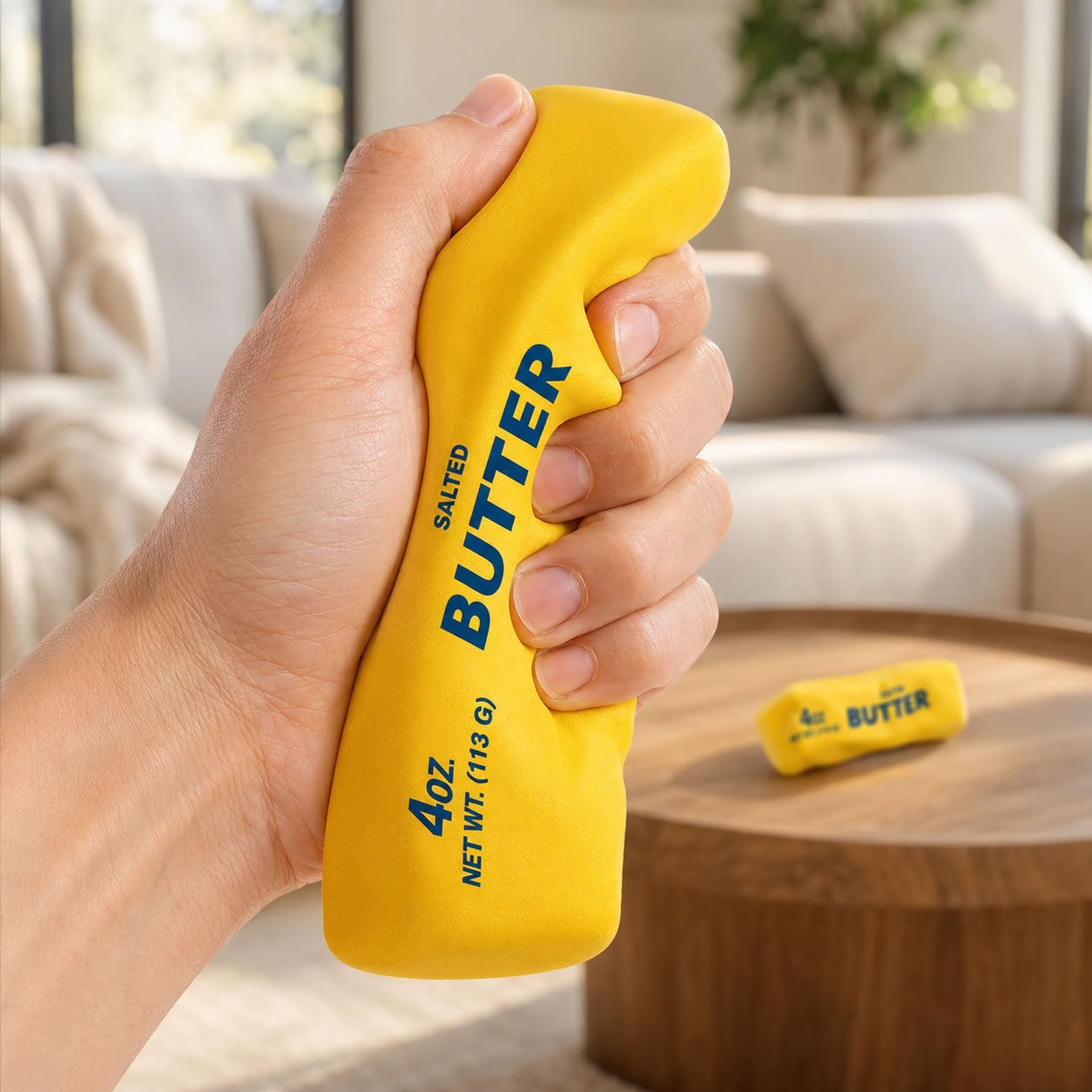 SQUISHY BUTTER MASŁO GNIOTEK ANTYSTRESOWY MIĘKKI FIDGET ASMR RELAKS PREZENT