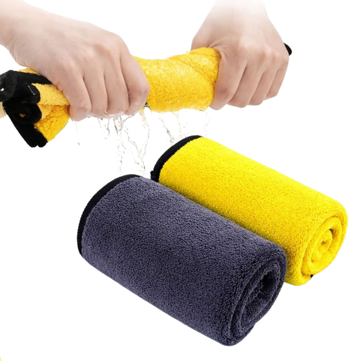 RĘCZNIK MIKROFIBRA DO MYCIA OSUSZANIA SAMOCHODU LAKIERU 30X60CM 600g MIĘKKA