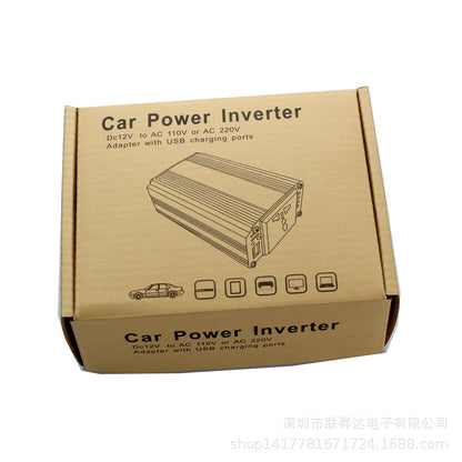 PRZETWORNICA NAPIĘCIA 12V - 230V 200W SAMOCHODOWA | INWERTER Z USB 3.0