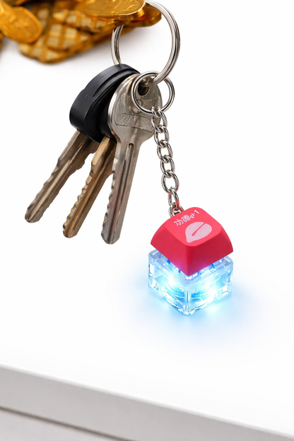 KLIKACZ ŚWIECĄCY KLIKER LED FIDGET TOY ANTYSTRESOWY – BRELOK - CLICKER LED