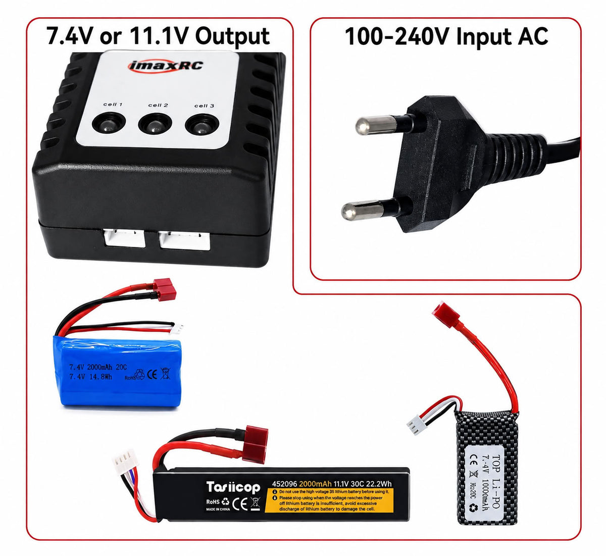 Ładowarka balanser IMAX B3 Pro LiPo Li-Ion 2S 3S 7,4-11,1V 800mA RC 230V