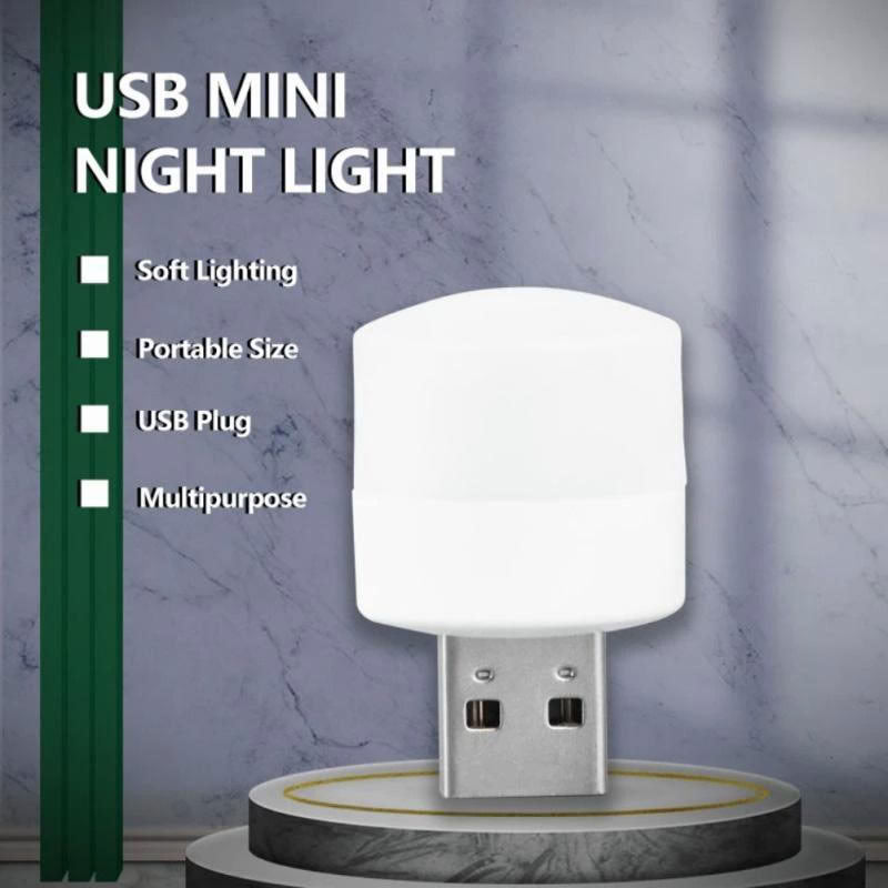 LAMPKA USB LED 5V 1W CIEPŁA BARWA MINI DO CZYTANIA LAPTOP POWERBANK