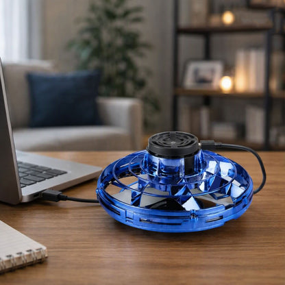 LATAJĄCY FLYING SPINNER UFO LED BUMERANG DRON STEROWANY RĘKĄ DLA DZIECI HIT