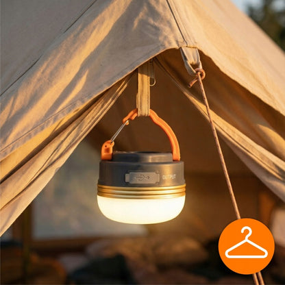 LAMPA TURYSTYCZNA LATARKA POWERBANK KEMPING AKUMULATOROWA LAMPKA LED BIWAK