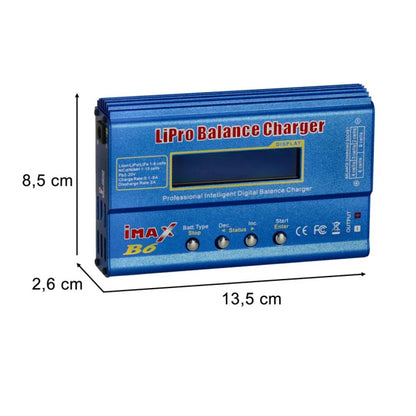 IMAX B6 80W 6A Ładowarka Modelarska LiPo Li-Ion NiMH Balancer + Zasilacz