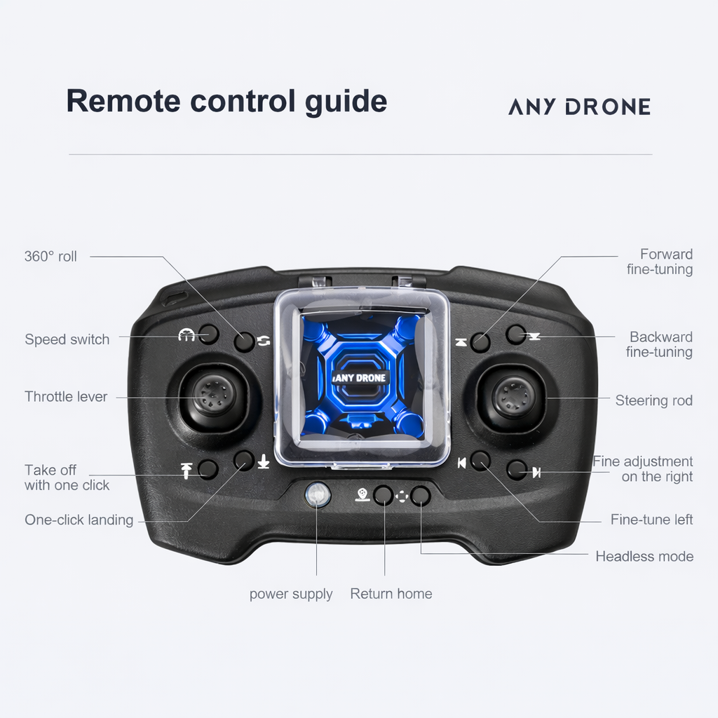 Mini Dron RC WIFI FPV Kamera HD Składany Quadcopter 360 Prezent Dla Dzieci