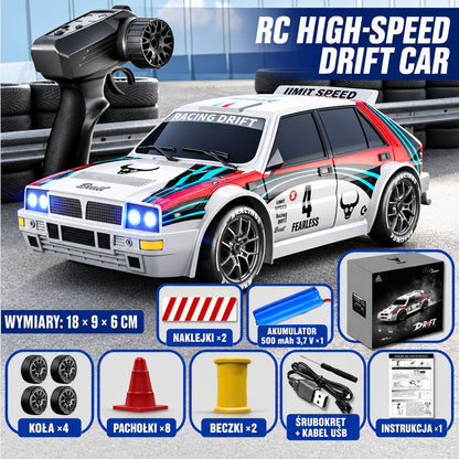 SAMOCHÓD RC DRIFT 4x4 SG204PRO ZLL BEAST 20KMH LED KOŁA PACHOŁKI SKALA 1:24