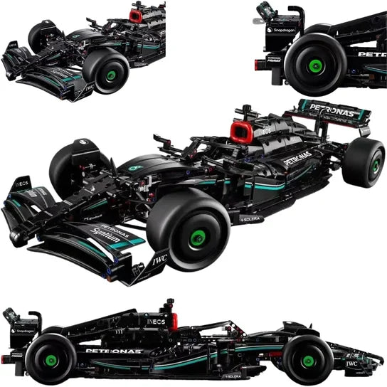 Klocki Formuła F1 Bolid Samochód Wyścigowy Merc Techniczny 1:8 Pudełko 1642